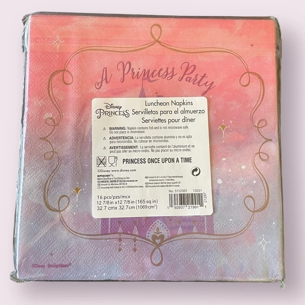 Disney Princess Birthday Party Supplies Paper Castle Napkins 6ft Garland Decor